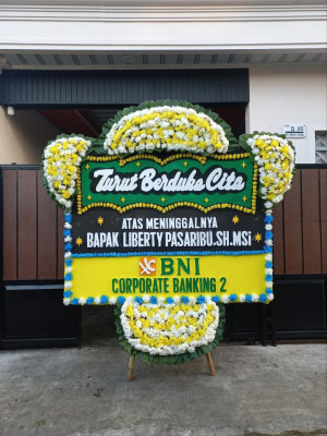 Papan Bunga Duka di Bogor