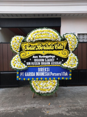 Papan Bunga Duka di Bogor