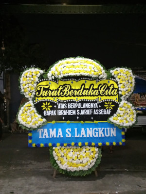Papan Bunga Duka di Bogor