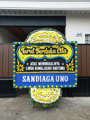 Papan Bunga Duka di Bogor