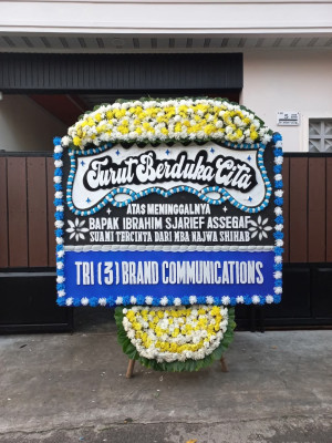 Papan Bunga Duka di Bogor